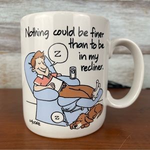 Savor Your Morning with a Touch of Nostalgia - Vintage Hallmark Recliner Coffee